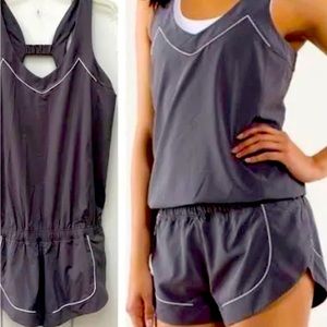 Lululemon Athletica | Speedy Runsie Romper Running Gray